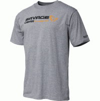 Signature Logo T-Shirt - Short SLEEVE - Grey - SVS73649X - SAVAGE GEAR